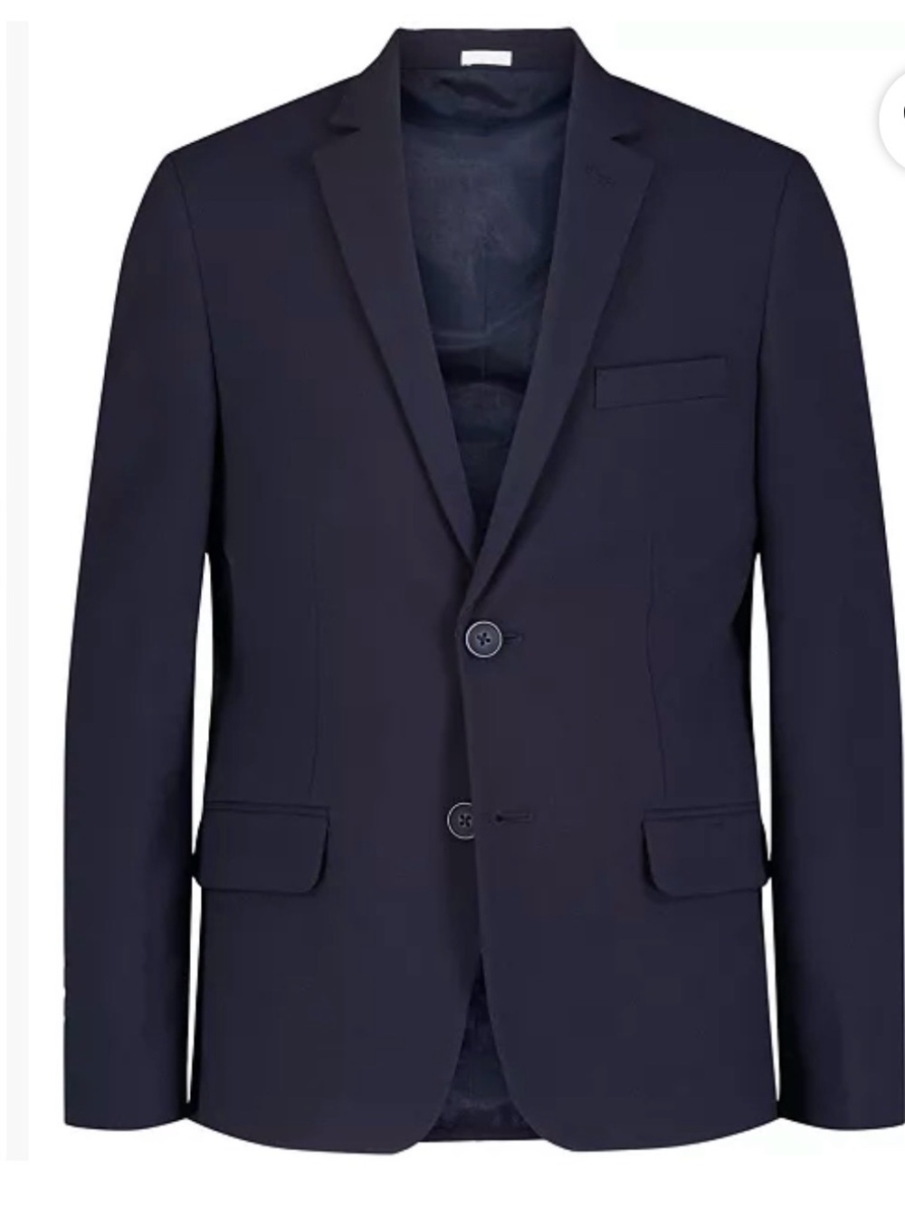Calvin Klein Boys Size 16 Slim Fit Navy Blue Blazer